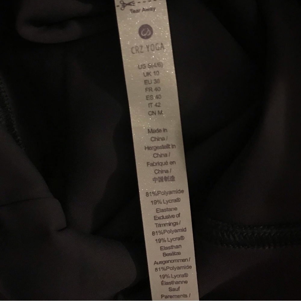 NWT CRZ YOGA Butterluxe Matte Faux Leather Leggings - Picture 13 of 14